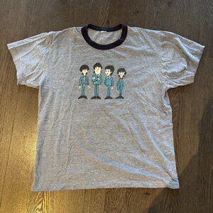 VINTAGE BEATLES RINGER TSHIRT SIZE XS